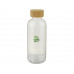 Бутылка для воды Ziggs из переработанной пластмассы объемом 950 мл - прозрачный с нанесением логотипа компании