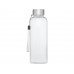 Bodhi бутылка для воды из вторичного ПЭТ объемом 500 мл - прозрачный с нанесением логотипа компании