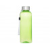 Bodhi бутылка для воды из вторичного ПЭТ объемом 500 мл - лайм прозрачный с нанесением логотипа компании