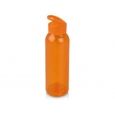 Бутылка для воды "Plain" 630 мл, оранжевый с нанесением логотипа компании
