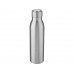 Бутылка для воды Harper из нержавеющей стали, с металлической петлей, 700 мл - Серебристый с нанесением логотипа компании
