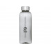 Bodhi бутылка для воды из вторичного ПЭТ объемом 500 мл - черный прозрачный с нанесением логотипа компании