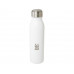 Бутылка для воды Harper из нержавеющей стали, с металлической петлей, 700 мл - Белый с нанесением логотипа компании