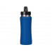 Бутылка для воды "Bottle C1", сталь, soft touch, 600 мл, синий с нанесением логотипа компании