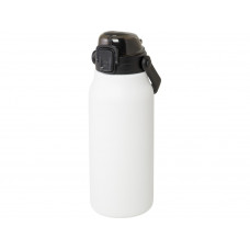 Медная бутылка Giganto из переработанной нержавеющей стали объемом 1600 мл с вакуумной изоляцией - Белый с нанесением логотипа компании