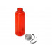Бутылка для воды Kato из RPET, 500мл, красный с нанесением логотипа компании