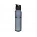 Спортивная бутылка Sky из стекла объемом 500 мл, черный (Р) с нанесением логотипа компании