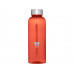 Bodhi бутылка для воды из вторичного ПЭТ объемом 500 мл - красный прозрачный с нанесением логотипа компании