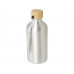 Бутылка для воды Malpeza из переработанного алюминия, 500 мл - Серебряный с нанесением логотипа компании