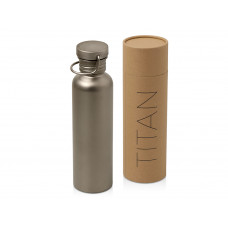 Бутылка для воды из титана "Titan", 750ml, темно-серый