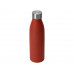 Стальная бутылка "Rely", 650 мл, красный матовый с нанесением логотипа компании