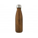 Cove бутылка из нержавеющей стали объемом 500 мл с вакуумной изоляцией и деревянным принтом, дерево с нанесением логотипа компании