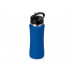 Бутылка для воды "Bottle C1", сталь, soft touch, 600 мл, синий с нанесением логотипа компании