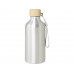 Бутылка для воды Malpeza из переработанного алюминия, 500 мл - Серебряный с нанесением логотипа компании
