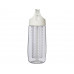 Спортивная бутылка HydroFruit из переработанной пластмассы, с инфузором, 700 мл - Белый с нанесением логотипа компании