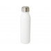 Бутылка для воды Harper из нержавеющей стали, с металлической петлей, 700 мл - Белый с нанесением логотипа компании