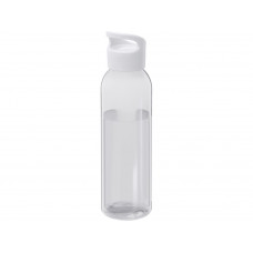 Бутылка для воды Sky из переработанной пластмассы объемом 650 мл - Белый