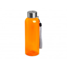 Бутылка для воды Kato из RPET, 500мл, оранжевый с нанесением логотипа компании