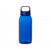 Бутылка для воды Bebo из переработанной пластмассы объемом 450 мл - Синий с нанесением логотипа компании