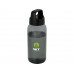 Бутылка для воды Bebo из переработанной пластмассы объемом 450 мл - Черный с нанесением логотипа компании