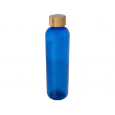 Бутылка для воды Ziggs из переработанной пластмассы объемом 950 мл - синий с нанесением логотипа компании