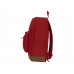 Рюкзак Shammy с эко-замшей для ноутбука 15", красный с нанесением логотипа компании