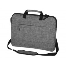 Сумка «Plush» c усиленной защитой ноутбука 15.6 '', серый с нанесением логотипа компании