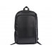 Расширяющийся рюкзак Slimbag для ноутбука 15,6", черный с нанесением логотипа компании