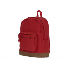 Рюкзак Shammy с эко-замшей для ноутбука 15", красный