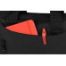 Сумка для ноутбука Wing с вертикальным наружным карманом, черный с нанесением логотипа компании