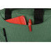 Сумка для ноутбука Wing с вертикальным наружным карманом, зеленый с нанесением логотипа компании