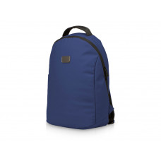 Рюкзак Sofit для ноутбука из экокожи, синий с нанесением логотипа компании