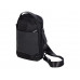 Рюкзак на одно плечо Silken, черный с нанесением логотипа компании