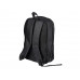 Расширяющийся рюкзак Slimbag для ноутбука 15,6", черный с нанесением логотипа компании