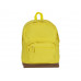 Рюкзак Shammy с эко-замшей для ноутбука 15", желтый с нанесением логотипа компании