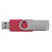 Флеш-карта USB 2.0 16 Gb «Квебек», розовый с нанесением логотипа компании