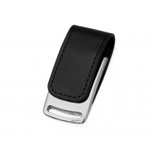 Флеш-карта USB 2.0 16 Gb с магнитным замком "Vigo", черный/серебристый с нанесением логотипа компании