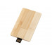 USB 2.0- флешка на 32 Гб «Bamboo Card» с нанесением логотипа компании