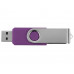 Флеш-карта USB 2.0 16 Gb «Квебек», фиолетовый с нанесением логотипа компании