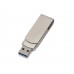 USB-флешка 3.0 на 16 Гб «Setup», серебристый с нанесением логотипа компании