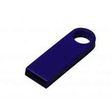 USB 2.0-флешка на 64 Гб с мини чипом и круглым отверстием, синий