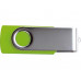 Флеш-карта USB 2.0 32 Gb «Квебек», зеленое яблоко с нанесением логотипа компании