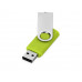 Флеш-карта USB 2.0 8 Gb «Квебек», зеленое яблоко с нанесением логотипа компании