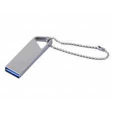 USB 2.0-флешка на 32 Гб с мини чипом, компактный дизайн, отверстие треугольной формы для цепочки