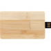 USB 2.0- флешка на 32 Гб «Bamboo Card» с нанесением логотипа компании