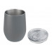 Термокружка "Vacuum mug C1", soft touch, 370мл, серый с нанесением логотипа компании