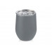 Термокружка "Vacuum mug C1", soft touch, 370мл, серый с нанесением логотипа компании