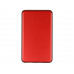 Портативное зарядное устройство «Shell», 5000 mAh, красный с нанесением логотипа компании