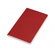Блокнот А5 "Softy" 13*20,6 см в мягкой обложке, красный с нанесением логотипа компании