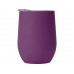 Термокружка Sense Gum soft-touch, 370мл, фиолетовый с нанесением логотипа компании